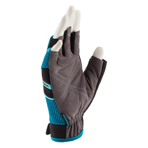 Перчатки комбинированные облегченные, открытые пальцы, AKTIV, XL Gross 90317