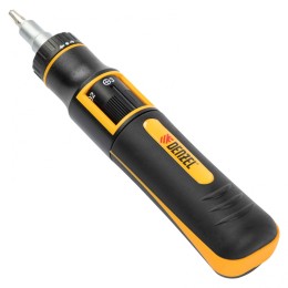 Denzel Отвертка реверсивная с револьверным механизмом, 11 шт, сталь S2 // 7711601