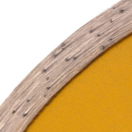 Denzel Диск алмазный, отрезной сплошной, 125 х 22.2 мм, мокрая резка 73120