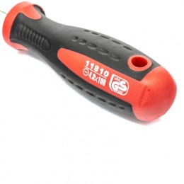 Matrix Отвертка Profi, SL4 х 100 мм, S2, двухкомпонентная рукоятка 11810