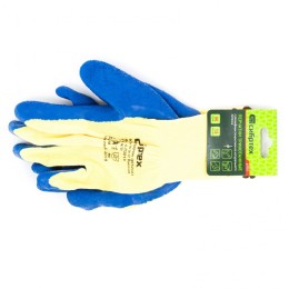 Сибртех Перчатки трикотажные, полиэфирные, латексное рельефное покрытие, M 67751
