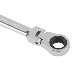 Matrix Ключ комбинированный трещоточный, 13 мм, CrV, шарнирный, зеркальный хром Professional14865