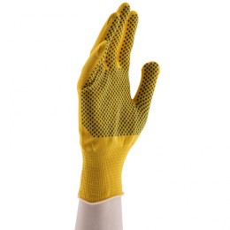 Palisad Перчатки в наборе, цвета: зеленый, розовая фуксия, желтый, синий, оранжевый, ПВХ точка, L, Россия 67854