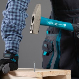 Gross Молоток слесарный, 400 г, квадратный боек, фибергласовая обрезиненная рукоятка 10274