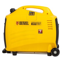 Denzel Генератор инверторный GT-3200iSE, 3.2 кВт, 230 В, бак 6 л, закрытый корпус, электростартер 94703