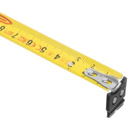 Gross Рулетка "Schlagfest",3 м x 19 мм,магнитный обрезиненный зацеп,двусторонняя шкала,Нейлоновое покрытие,автоматическая фиксация 31111