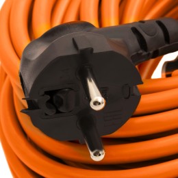 Сибртех Удлинитель-шнур силовой 30 м, 16А, тип УХ16, ПВС, усиленный, 1 розетка без заземления 95833
