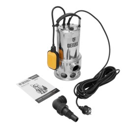 Denzel Дренажный насос DPL800X, 800 Вт, подъем 7 м, 16500 л/ч 97324