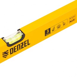 Denzel Уровень алюминиевый, 1200 мм, фрезерованный, 3 глазка 33684