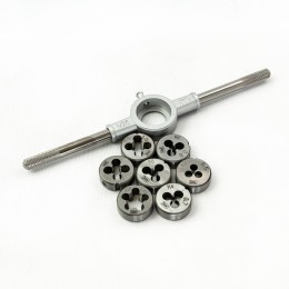 Сибртех Набор плашек М3-М12, 8 предметов 77309