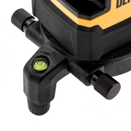 Denzel Лазерный уровень LX 06 Green, 30 м, 520 нм, аккумулятор Li 5200 mAh, резьба 5/8" 35072