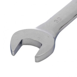 Matrix Ключ комбинированный трещоточный, 30 мм, CrV, зеркальный хром 14817