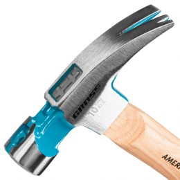 Gross Молоток-гвоздодер, 280 г, угол 75, магнит, обрезиненная рукоятка American hickory 10417