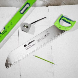 Сибртех Ножовка по пенобетону, 550 мм, двухкомпонентная рукоятка 23377