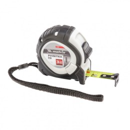 Matrix Рулетка Neon,3 м x 16 мм,обрезиненный корпус,3 фиксации,Pro 32590