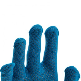 Palisad Перчатки в наборе, цвета: зеленый, розовая фуксия, желтый, синий, оранжевый, ПВХ точка, L, Россия 67854