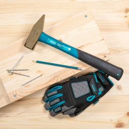 Gross Молоток слесарный, 1000 г, квадратный боек, фибергласовая обрезиненная рукоятка 10279