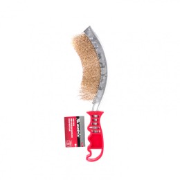 Matrix Щетка металлическая изогнутая, пластиковая ручка 74839