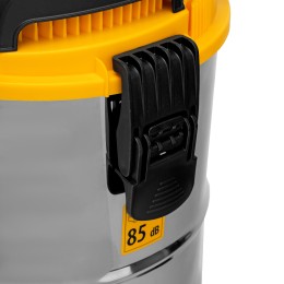 Denzel Пылесос строительный SVC15, 1200 Вт, бак 15 л, шланг 2 м 28201