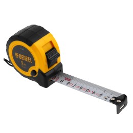 Denzel Рулетка 5м х 25мм, двухкомп. корпус, кнопка-пауза// 31543