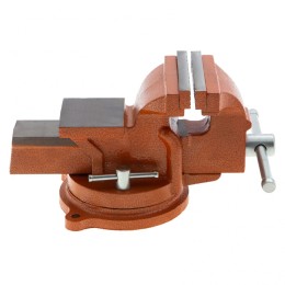 Sparta Тиски слесарные, 100 мм, поворотные, с наковальней 186235