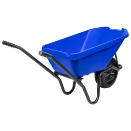 Сибртех Тачка садово-строительная с пластиковым корытом, грузоподъемность 175 кг, объем 90 л 68919