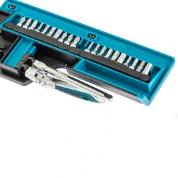 Gross Набор торцевых головок, трещотка 120 зубьев, 1/4", CrV, 36 предметов 14142