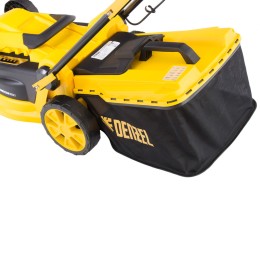 Denzel Газонокосилка электрическая GM-1800, 1800 Вт, шир. 38 см, 6 уров., травосб. 40 л. 96617