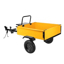 Denzel Прицеп для мотоблока TT-500, оцинк., груз. 500 кг, рег. сцепка, колеса 4.00-10, в упаковке 59950