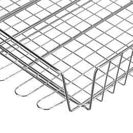 Sparta Решетка-гриль 240 х 310 х 55 мм, объемная хромированная ﻿69553