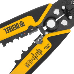 Denzel Щипцы для зачистки электропроводов 0,2-6 мм2, функция обрезания проводов// 17742