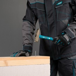 Gross Молоток слесарный, 300 г, квадратный боек, фибергласовая обрезиненная рукоятка 10273