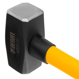 Denzel Кувалда 3000 г, кованая, фибергласовая  рукоятка c TPR покрытием, 880 мм 11022