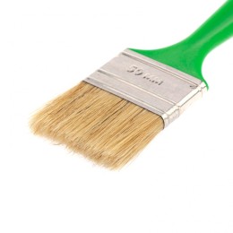 Сибртех Кисть флейцевая Эксперт , 50 x 8, натуральная щетина, пластиковая ручка 83308