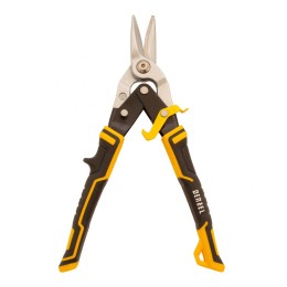 Denzel Ножницы по металлу, 270 мм, прямой рез, сталь-CrMo, трехкомпонентные рукоятки 78370