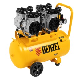 Denzel Компрессор безмасляный, малошумный DLS 2200/50, 2200 Вт, 2x1100, 50 л, 380 л/мин 58031