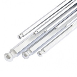 Gross Набор ключей имбусовых HEX, 1.5-10 мм, S2, 9 шт, экстра-длинные с шаром, сатинированные 16404