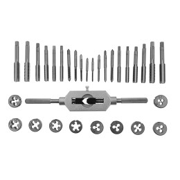 Matrix Набор метчиков и плашек М3-М12, 31 предмет 77337