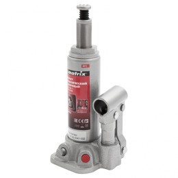 Matrix Домкрат гидравлический бутылочный, 2 т, высота подъема 181-345 мм 50715