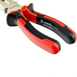 Matrix Плоскогубцы Nickel, 160 мм, никелированные, двухкомпонентные рукоятки 16902