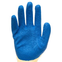 Сибртех Перчатки трикотажные, полиэфирные, латексное рельефное покрытие, размер 8// 677515