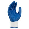 Перчатки полиэфирные с синим нитрильным покрытием, размер 9, 13 класс вязки// Сибртех 678625