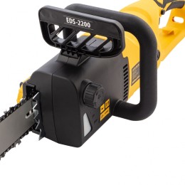 Denzel Пила цепная электрическая EDS-2200, 2.2 кВт,продольная, шина 45 см, шаг 3/8, паз 1.3 мм, 62 звена 95619