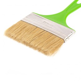 Сибртех Кисть флейцевая Евро , 100 x 8, натуральная щетина, пластиковая ручка 83304