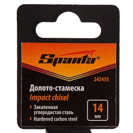 Sparta Долото-стамеска 14 мм, деревянная рукоятка// 242455