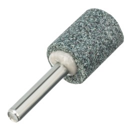 Denzel Шарошка абразивная, цилиндр, 19 x 25 мм, для дрели, хвостовик d6 мм, 63С 76025
