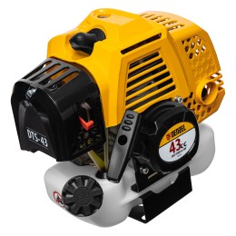 Denzel Триммер бензиновый DTS-43, 43 см3, неразъемная штанга, состоит из 2 частей 962135