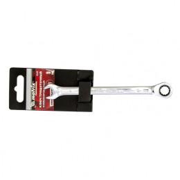 Matrix Ключ комбинированный трещоточный, 9 мм, CrV, зеркальный хром Professional14802