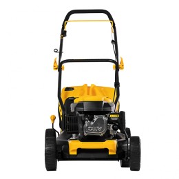 Denzel Газонокосилка бензиновая GLD-460, 146 куб.см, ширина 46 см, ручная, 7 уровней, травосборник 50 л 58802