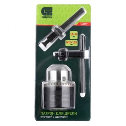 Сибртех Патрон для дрели ключевой, 1.5-13 мм, М12 х 1.25, адаптер SDS Plus 168257